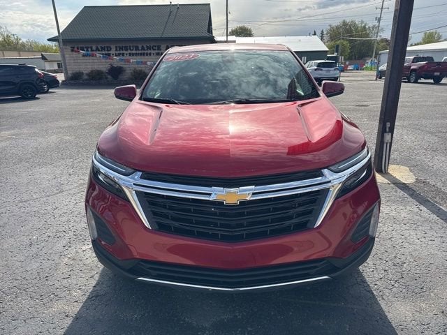 2023 Chevrolet Equinox LT in Radiant Red Tintcoat — front three-quarter view