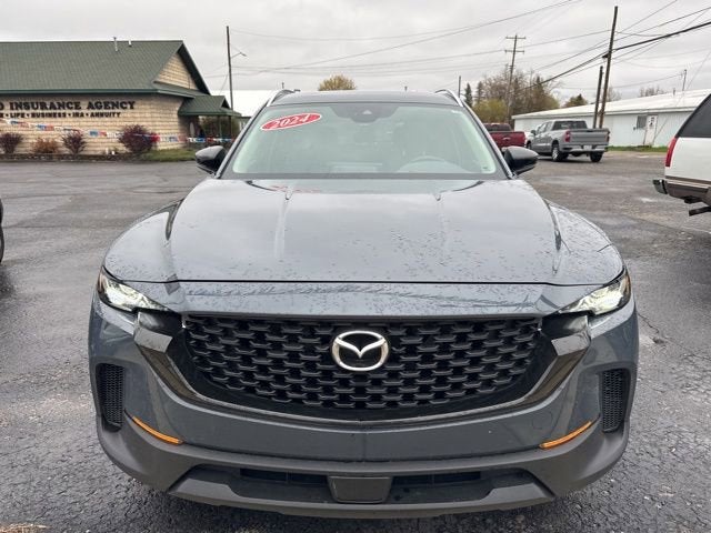 2024 Mazda Mazda CX-50 2.5 S Preferred Package in Blue — front three-quarter view